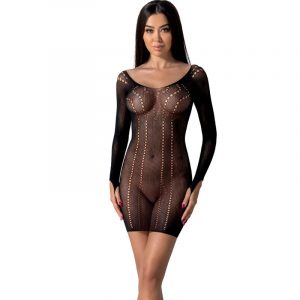 Passion - Bs101 Bodystocking Schwarz Eine