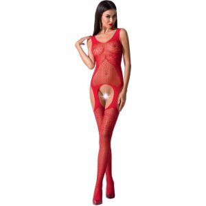 Passion - Woman Bs061 Roter Bodystocking, Eine