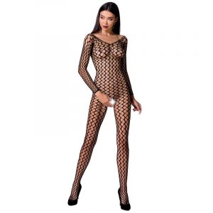Passion - Woman Bs068 Bodystocking Schwarz Eine